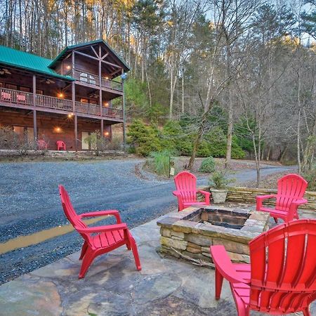 Riverside Ellijay Cabin With Hot Tub And Game Room Buitenkant foto