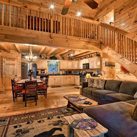 Riverside Ellijay Cabin With Hot Tub And Game Room Buitenkant foto