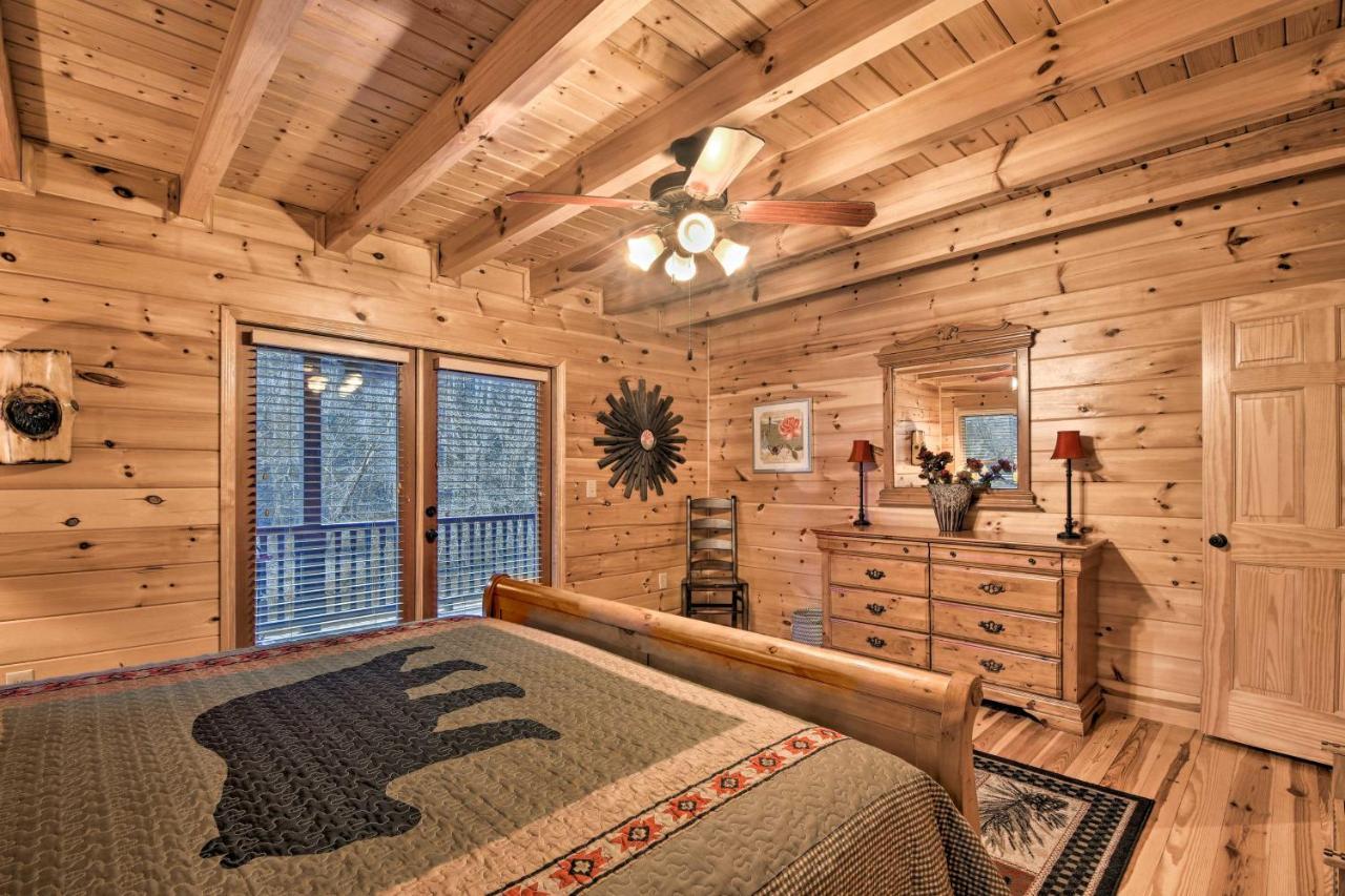 Riverside Ellijay Cabin With Hot Tub And Game Room Buitenkant foto