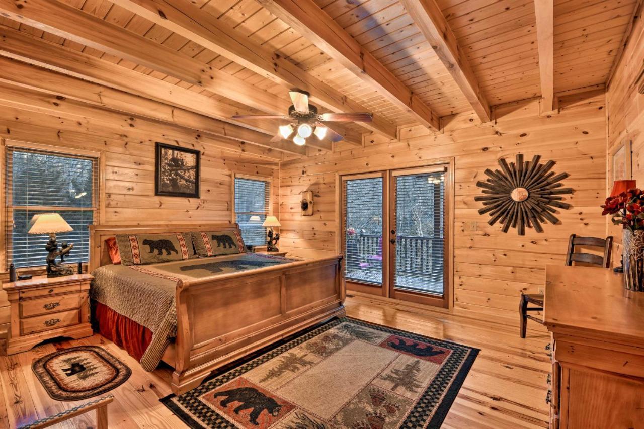 Riverside Ellijay Cabin With Hot Tub And Game Room Buitenkant foto