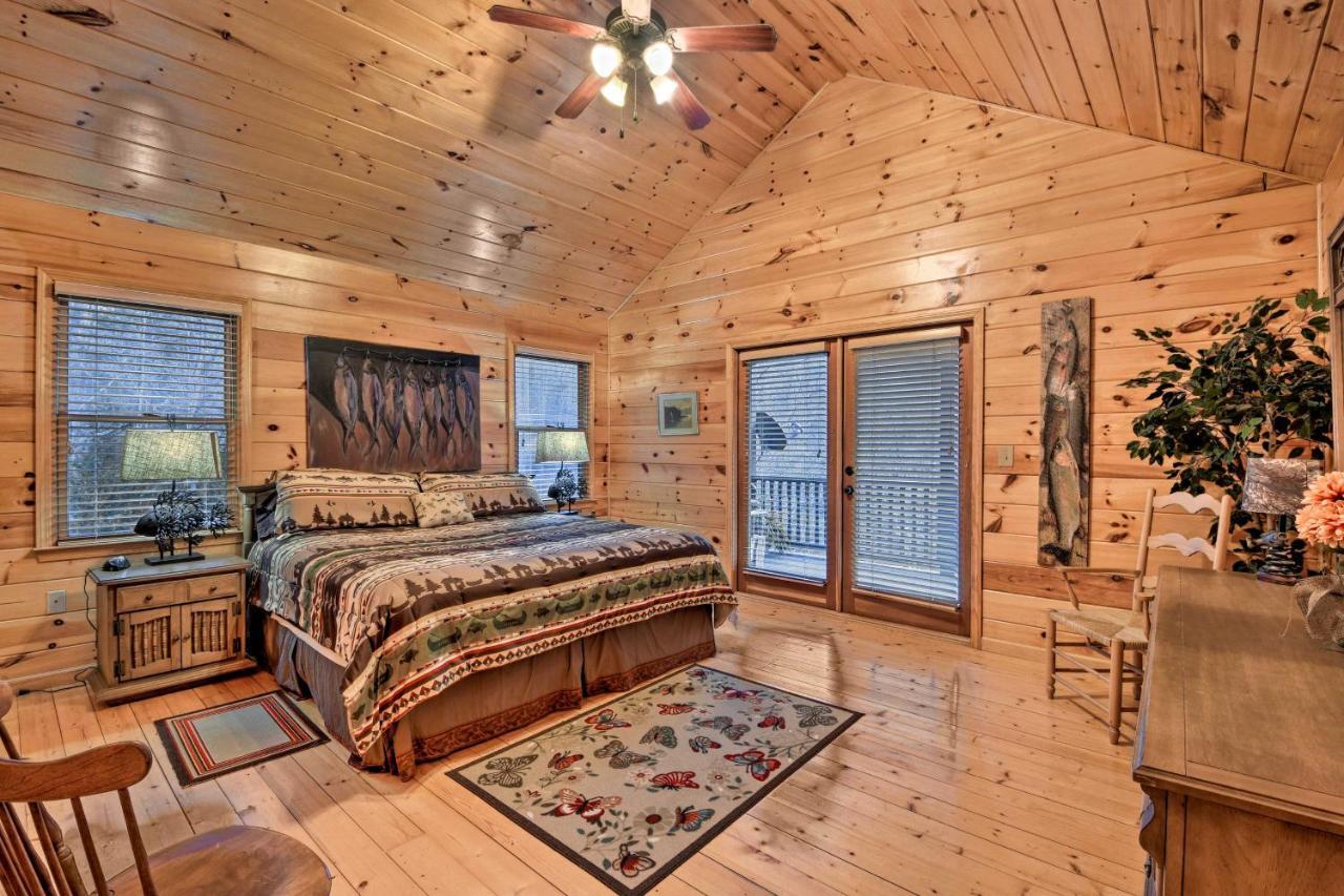 Riverside Ellijay Cabin With Hot Tub And Game Room Buitenkant foto