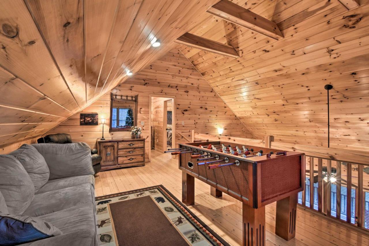 Riverside Ellijay Cabin With Hot Tub And Game Room Buitenkant foto